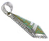Sterling Silver Turquoise Inlay Southwest Pendant EX28946